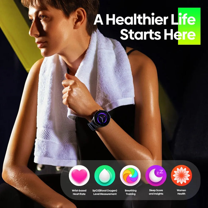 Smart Watch Zeblaze com 100 modos de treino
